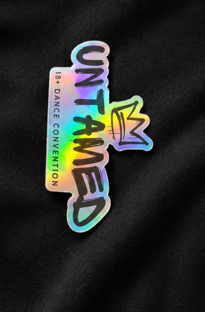 UNTAMED holographic stickers